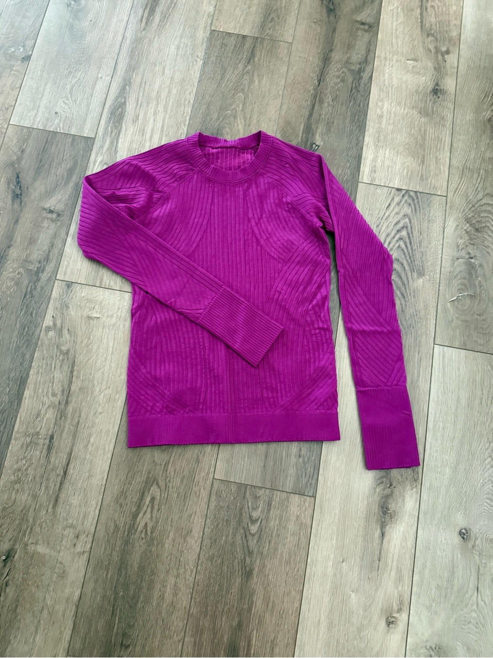 Lululemon Restless Pullover-Aerial Current Deep Fuschia